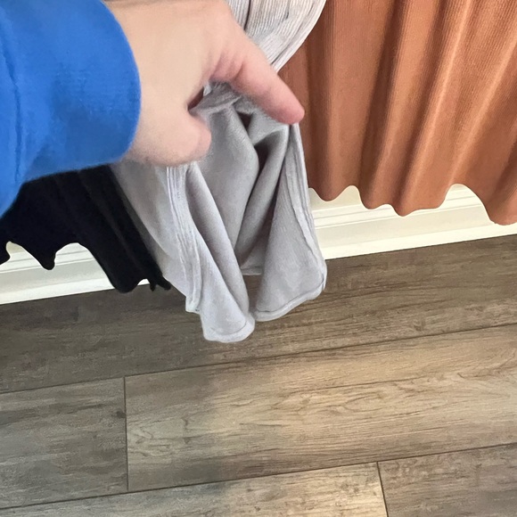 Motherhood Maternity Long-Sleeve Midi Dresses — Black, Light Gray, Rust - Picture 2 of 2